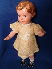 Puppenkleidung alt Kleid mit