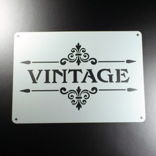 A4 Schablone Vintage