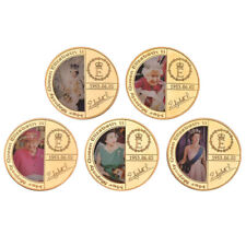 5er Set Queen Elizabeth II 70. Jahrestag Platinum Jubileum 2022