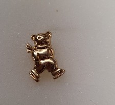 Knopf Brosche vergoldet   Teddy   1,5 cm   Pierre Lang