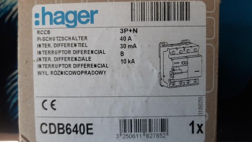 Hager cdb640e - hager,