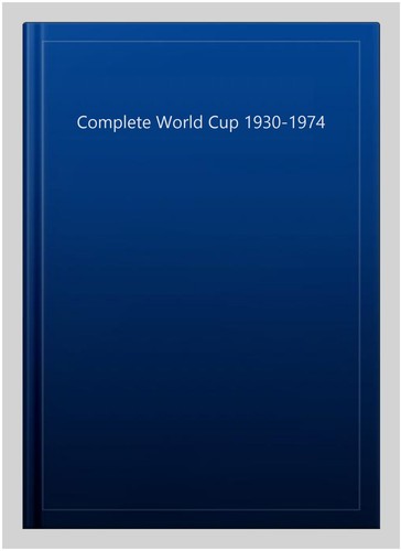 Complete world cup 1930 - world,