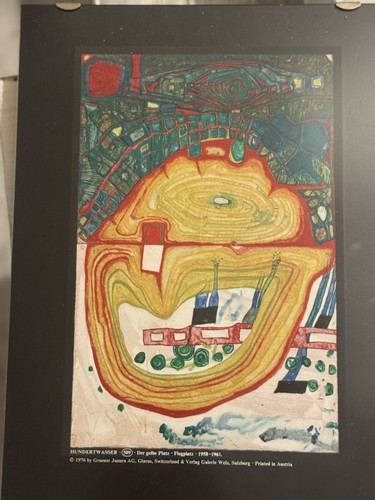Hunderrwasser kunstdruck - hunderrwasser,