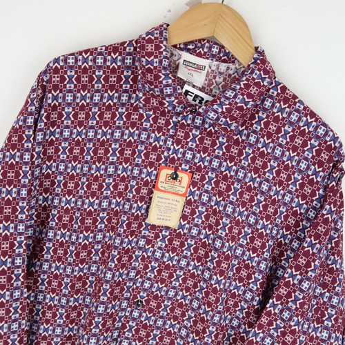 Vintage 70er hemd gemustert - vintage,