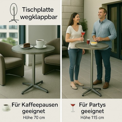Stehtisch coal bistrotisch - stehtisch,