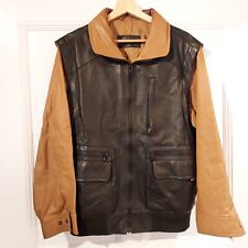 Heinz Bauer Manufakt OC Original Cabriojacke Schwarz/Braun Herren Gr. 48