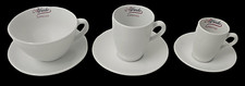 Alfredo Cappuccino-Kaffee-Espresso-Tasse Untertasse Weiß Elfenbein TOP ZUSTAND