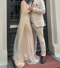 Beiges Verlobungskleid Zu Verkaufen Gr. XS