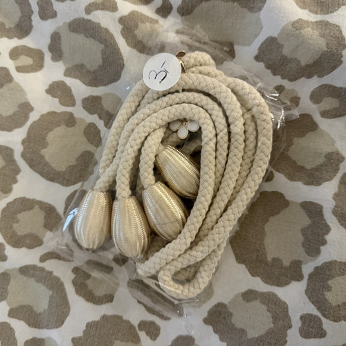 Gardinen raffhalter seil beige - seil,