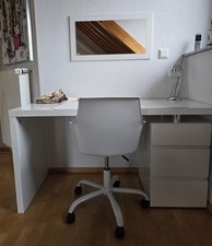 Schreitisch weiß Hochglanz