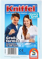 SCHMIDT SPIELE 49070 - KNIFFEL - KNIFFELBLOCK Extra Groß - 100 BLATT # NEU OVP