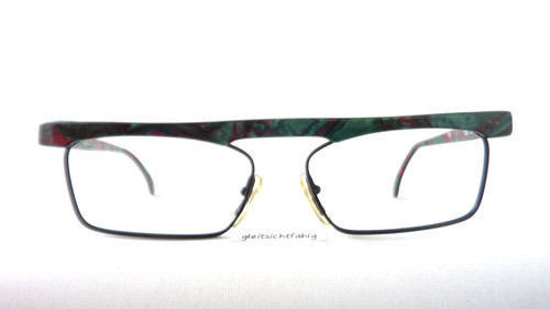 Brille grün rot ausgefallenes - brille, grün-rot