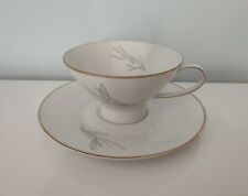 Rosenthal Form 2000 Gräser, Raymond Loewy Teetasse mit Kombi-Untertasse D. 16 cm