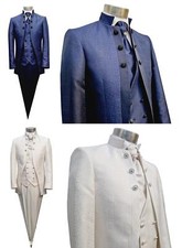 Herren Jacquard Gehrock Anzug