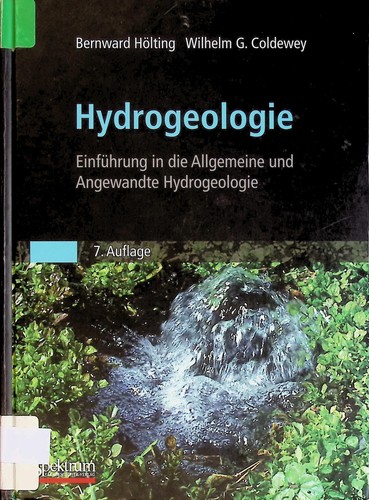 Hydrogeologie einführung in - hydrogeologie,