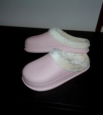 *** Pantoletten Clogs Hausschuhe ***  gefüttert  Gr.41 Rosa -  Neuware