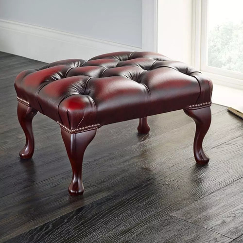 Chesterfield fußhocker antik - chesterfield,