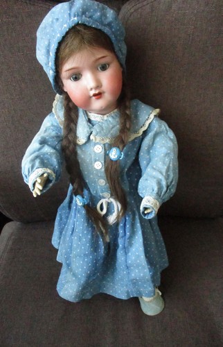 Alte porzellankopfpuppe gem - alte,