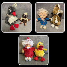 6 Plüsch Figuren