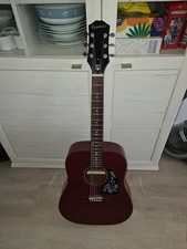 EPIPHONE Starling Wine Red ❘ Westerngitarre ❘ Square Shoulder Dreadnought