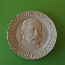 Fraureuth porzellan wandteller - porzellan,