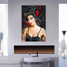 ACRYLGLAS WAND BILD AMY