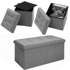 Klappbarer stauraum hocker - stauraum,