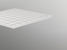 Master Foam Glasplatte Schaum Leggera-Bianco Gestreift 50x70cm -spessore 5mm-