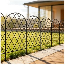 Gartenzaun Metall Zaunset 8,2m