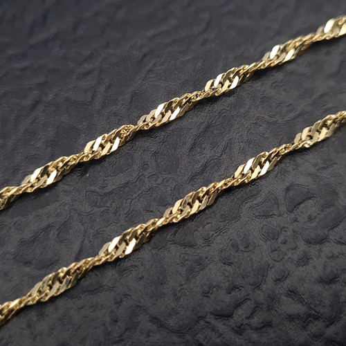 585 gold damen kette 60cm - gold,