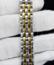 CARTIER PANTHERE STAHL/GOLD ARMBAND 12MM BRACELET RAR VINTAGE RARITÄT MATT
