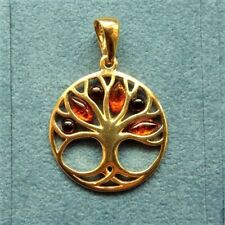 Bernstein Anhänger Lebensbaum