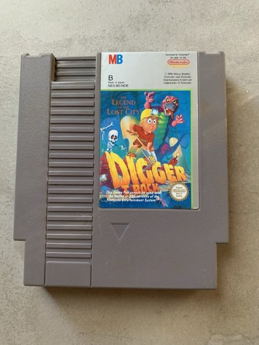 Nintendo nes digger rock - digger, t.rock