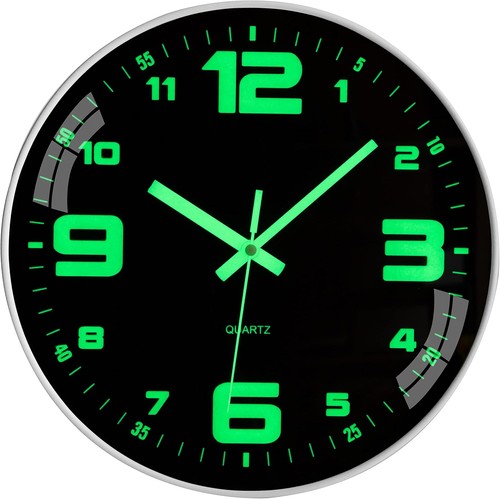 Wanduhr leuchtend ohne - leuchtend,