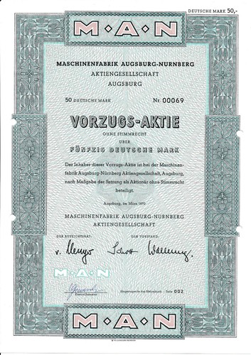 Man aktiengesellschaft histor - man,