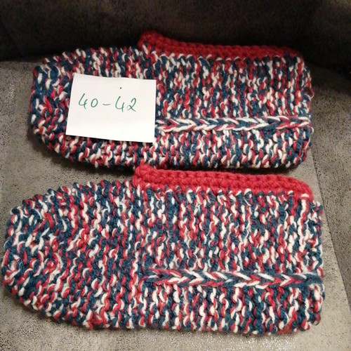 Hausschuhe gestrickt 40 - *, gr.