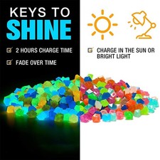 1000Stk Leuchtsteine Leuchten