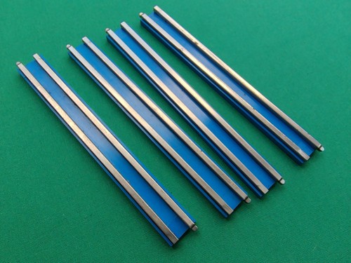 Gerade schienen gleis blau - schienen,