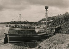 194-Ansichtskarte Saßnitz Neu Mukran Piratenschiff Gastronomie Segler Ostsee