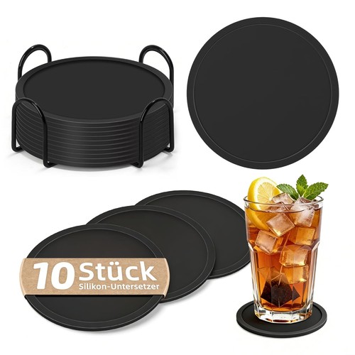 Untersetzer silikon stück - 10,