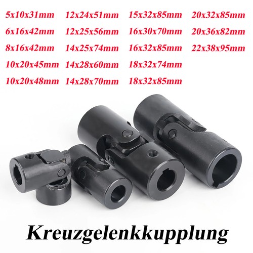 5mm 30mm stahl kreuzgelenk - stahl,