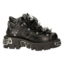 New rock boots dillard schwarz - new,