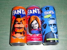3 x Fanta Chucky Beetlejuice