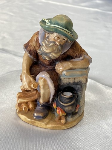 Krippenfigur hirte feuer - krippenfigur, am