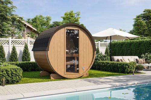 Thermoholz terrassensauna 160 - thermoholz,