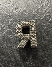 Original Pandora Charm 797472 Buchstabe R ALE 925 Silber