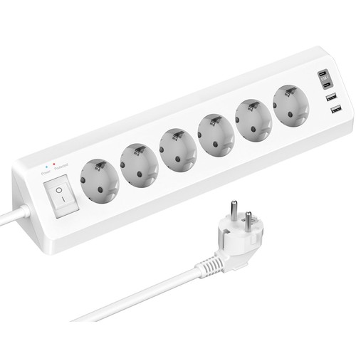 Ecksteckdose mit usb type - mit,