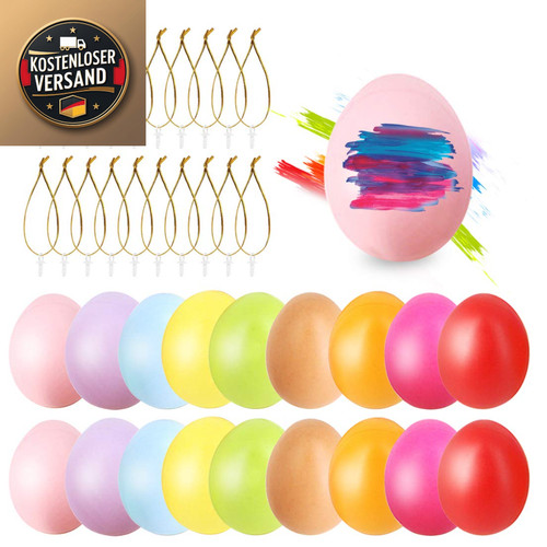 Ostereier plastik cm - 6,