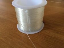 Klar Kristall Schnur Dehnbar Elastisch Auffädeln Kordel Fadengröße 1mm 100 Meter