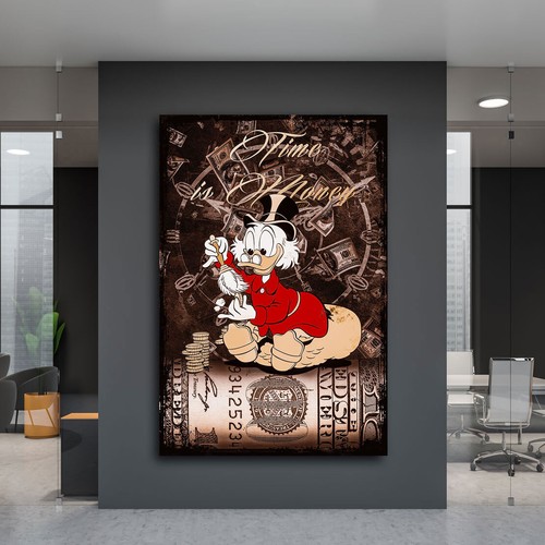 Acrylglasbild dagobert dollar - dagobert,